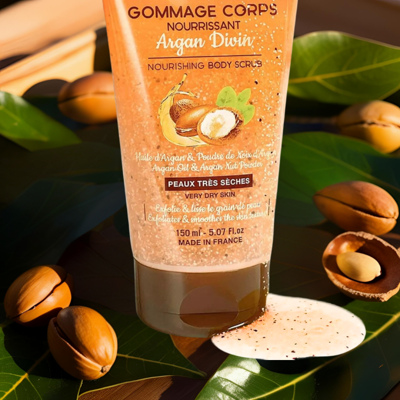 Gommage corps nourrissant argan divin