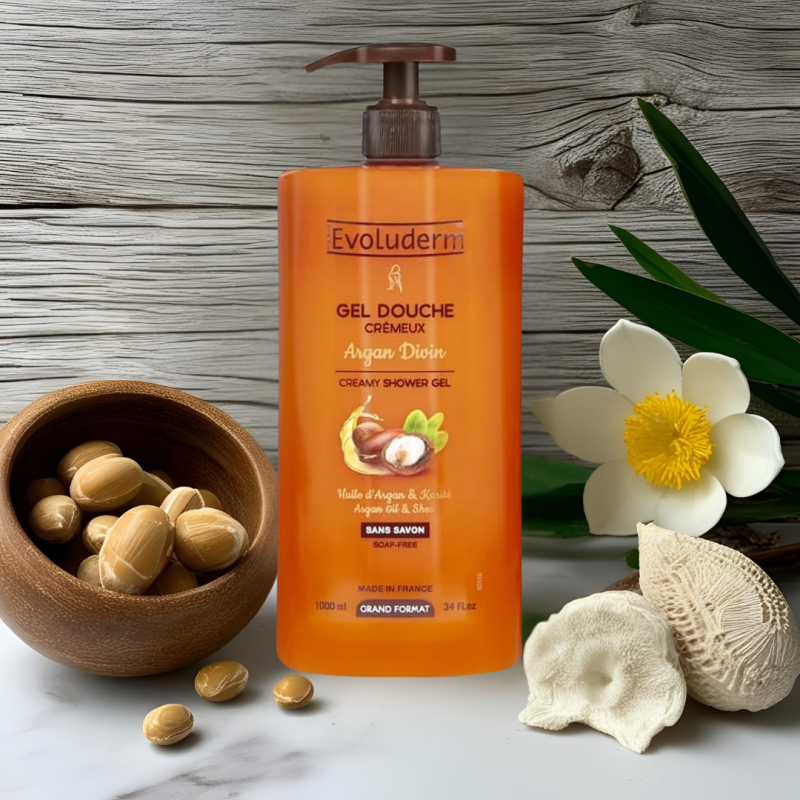 Gel douche crémeux argan divin
