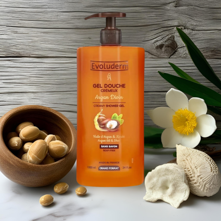 Gel douche crémeux argan divin