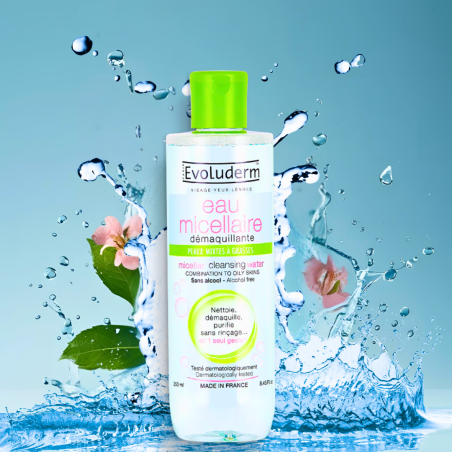 Eau micellaire démaquillante Peaux Mixtes à Grasse