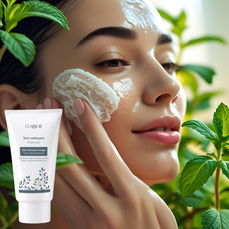 Gel nettoyant fraîcheur à la menthe poivrée 75ml