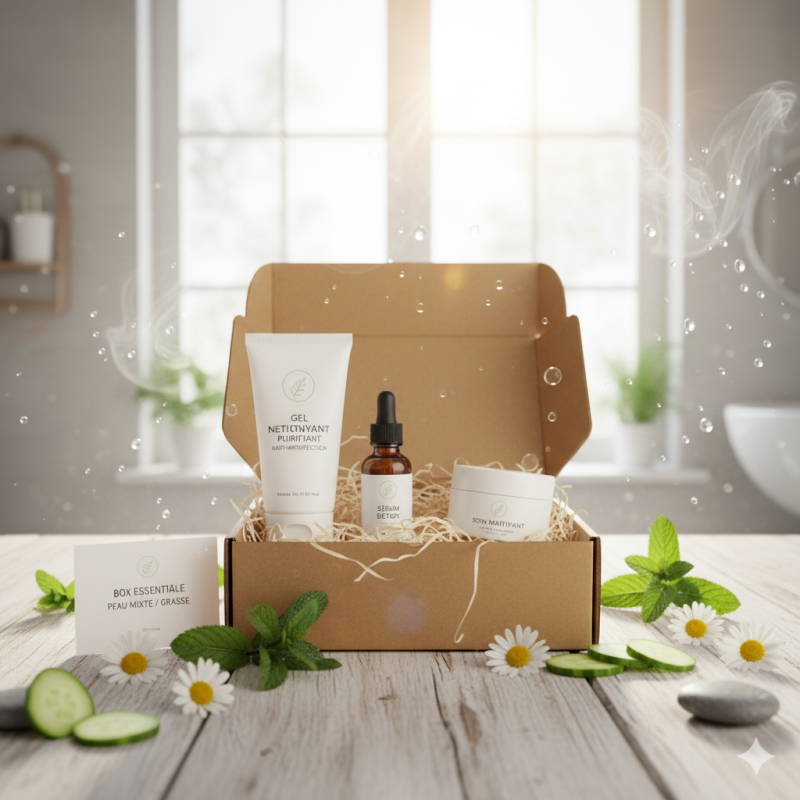 Box essentielle : Routine Zéro Défaut Peau Mixte à Grasse