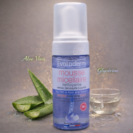 Mousse micellaire nettoyante