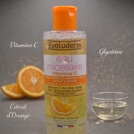 Eau Micellaire Démaquillante vitamine C
