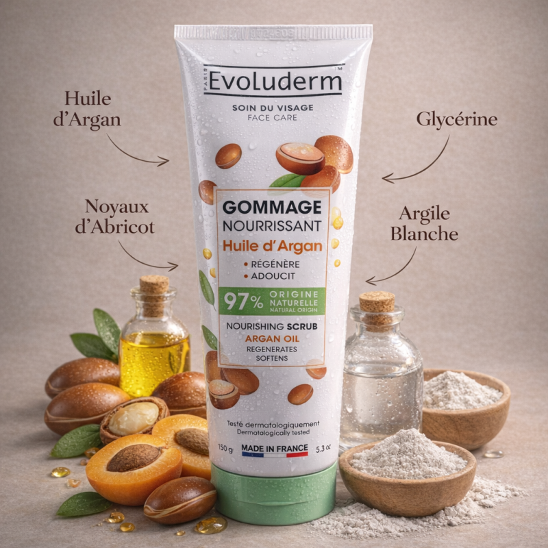 Gommage Nourrissant Huile d’argan