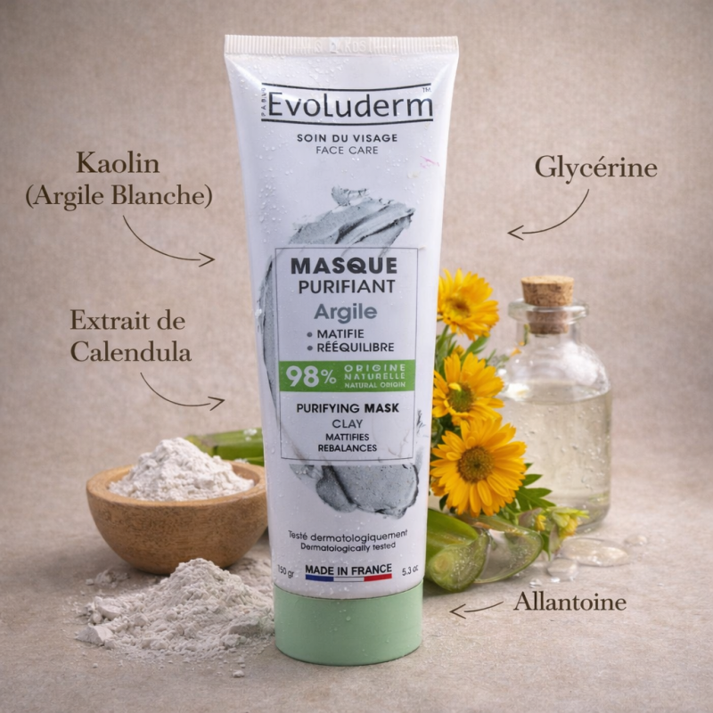 Masque purifiant argile