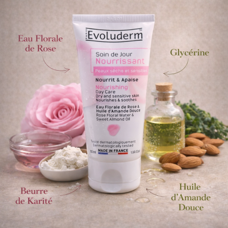 Soin de jour Nourrissant peaux sèches et sensibles