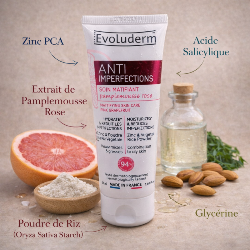 Soin matifiant anti-imperfection