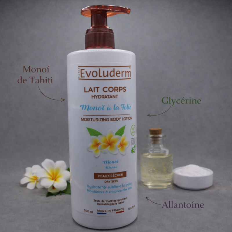 Lait corps hydratant monoi à la folie