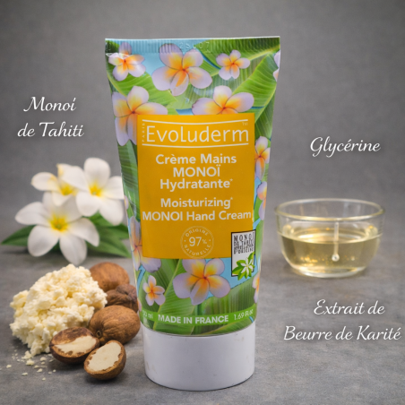 Crème mains monoï