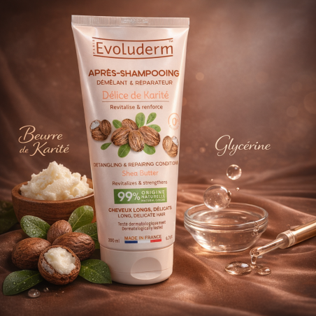 Après-Shampoing Démêlant & Réparateur Délice de Karité