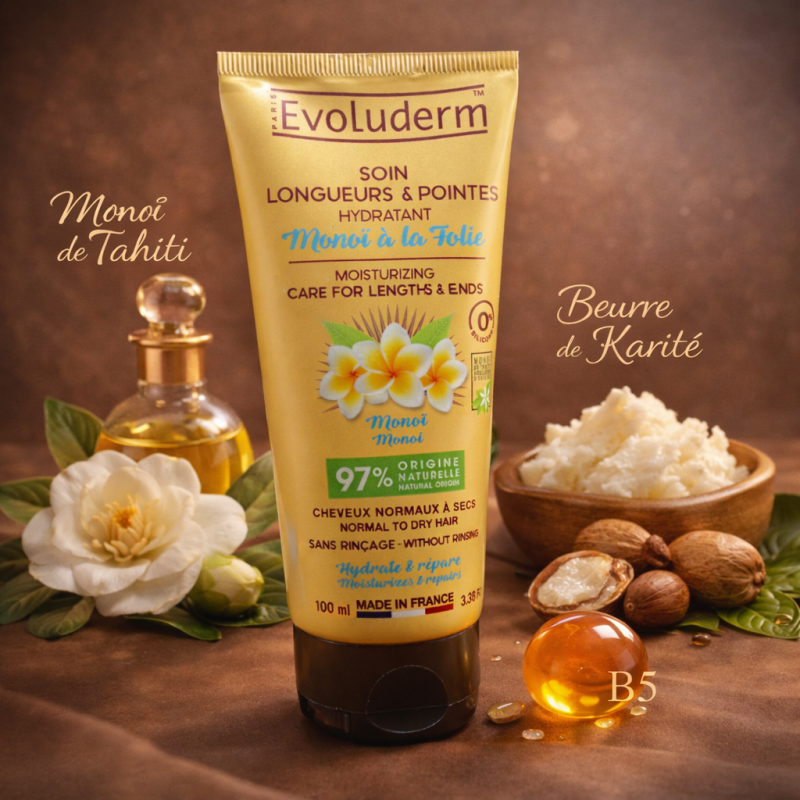 Soin longueur & pointes hydratant monoi à la folie