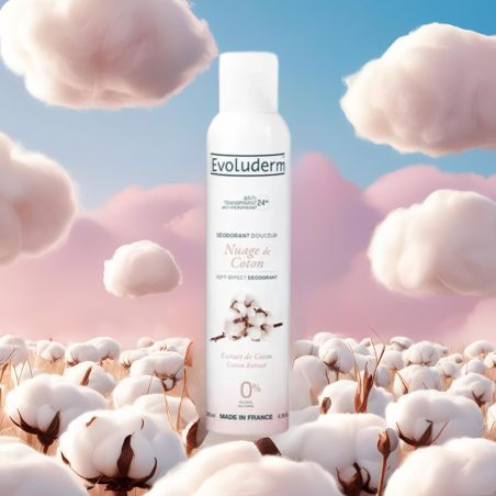 Déodorant douceur anti-transpirant nuage de coton